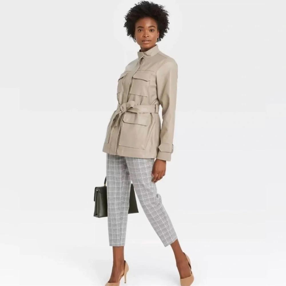 A New Day Frontier Brown faux leather jacket - Picture 4 of 6